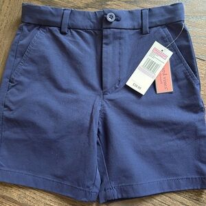 Boys Vineyard Vines Performance Breaker Short Khaki Size 6 NWT